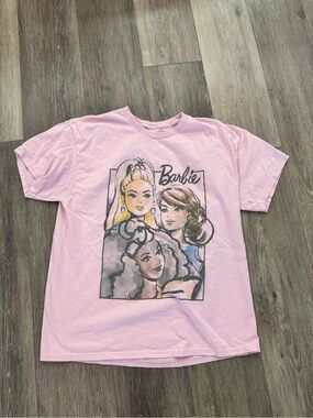Mattel Barbie Pink Logo Tee